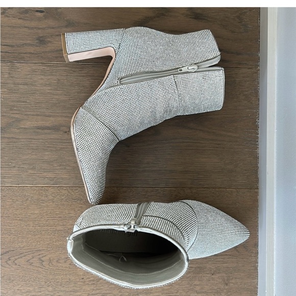 Silver Rhinestone booties - Picture 3 of 3
